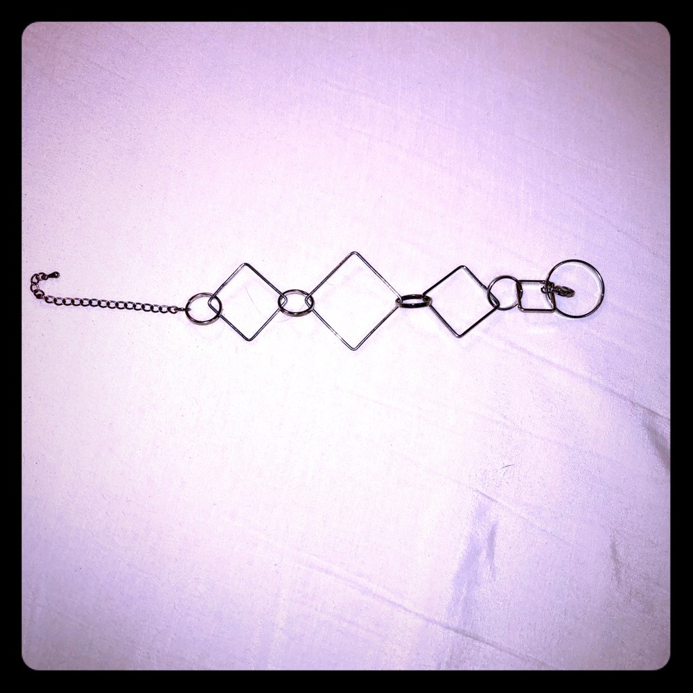 Geometric bracelet, stainless steel - Help Ukrainian Humanitarian Needs